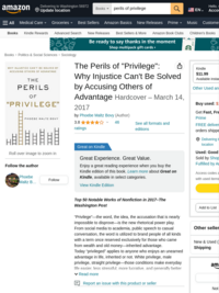 Perils of &quot;Privilege&quot;: Why Injustice Can't Be Solved by Accusing Others of Advantage