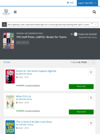 YFE Staff Picks: LGBTQ+ Books for Teens