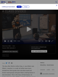 A Class Divided | Watch S1985 E9 | FRONTLINE | PBS | Official Site