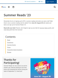 Summer Reads at EPL!