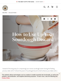 King Arthur Flour | Sourdough Discard Recipes