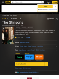 &quot;How I Met Your Mother&quot; The Stinsons (TV Episode 2009) - IMDb
