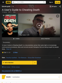 A User's Guide to Cheating Death (TV Series 2017– ) - IMDb