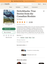 Switchbacks: True Stories from the Canadian Rockies by Sid Marty