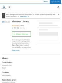 Access The Open Library