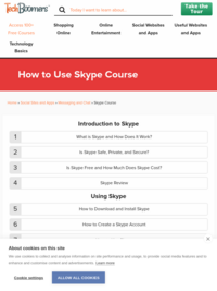 How to Use Skype - TechBoomers (Course)