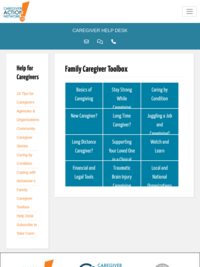 Caregiver Action Network Family Caregiver Toolbox