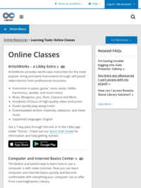 Online classes at www.aclibrary.org