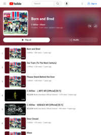 C AllStar《Born and Bred 》- Album Sampler (YouTube)