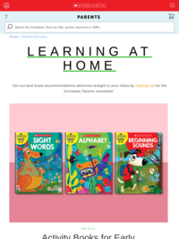Scholastic Learn at Home: Day by Day