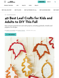 Leaf Crafts!