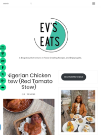 Nigerian Chicken Stew (Red Tomato Stew) - Ev's Eats