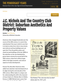 J.C. Nichols and the Country Club Plaza District
