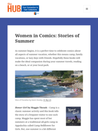 Women in Comics: Stories of Summer - The source of these recommendations