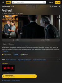 Velvet (TV Series 2013–2016) - IMDb