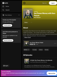Sex Power Money with Sara Pascoe | Podcast on Spotify