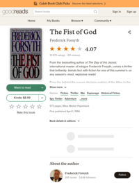 The Fist of God by Frederick Forsyth