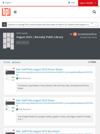 August 2023 | Burnaby Public Library