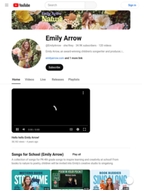 Emily Arrow - YouTube - At Home with Emily Arrow Monday - Friday 10:00 a.m. PST