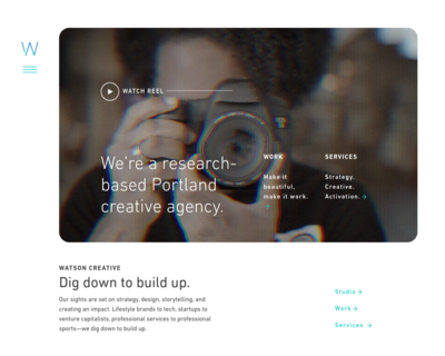 Screenshot of https://WatsonCreative.com/
