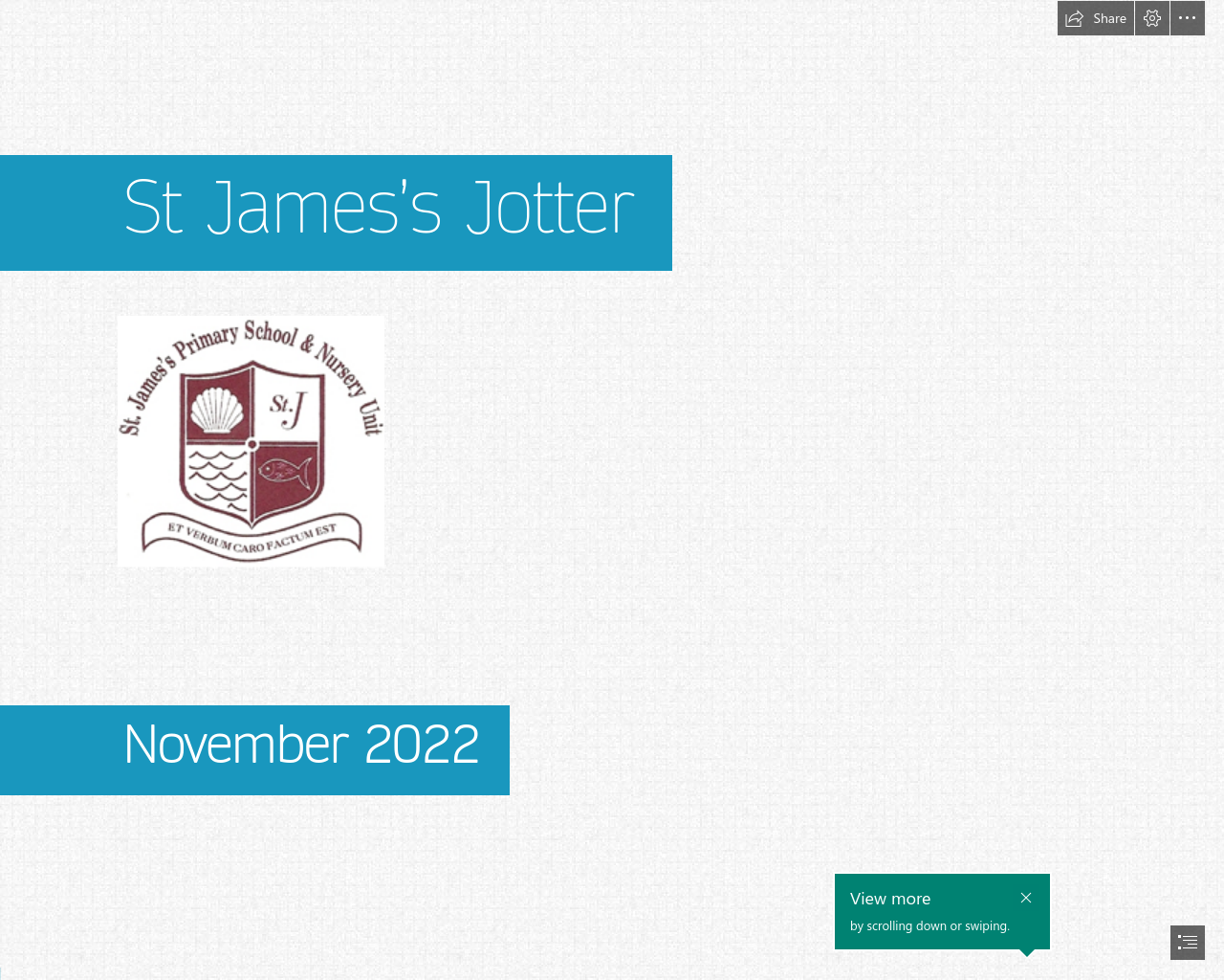 St James's Jotter November 2022