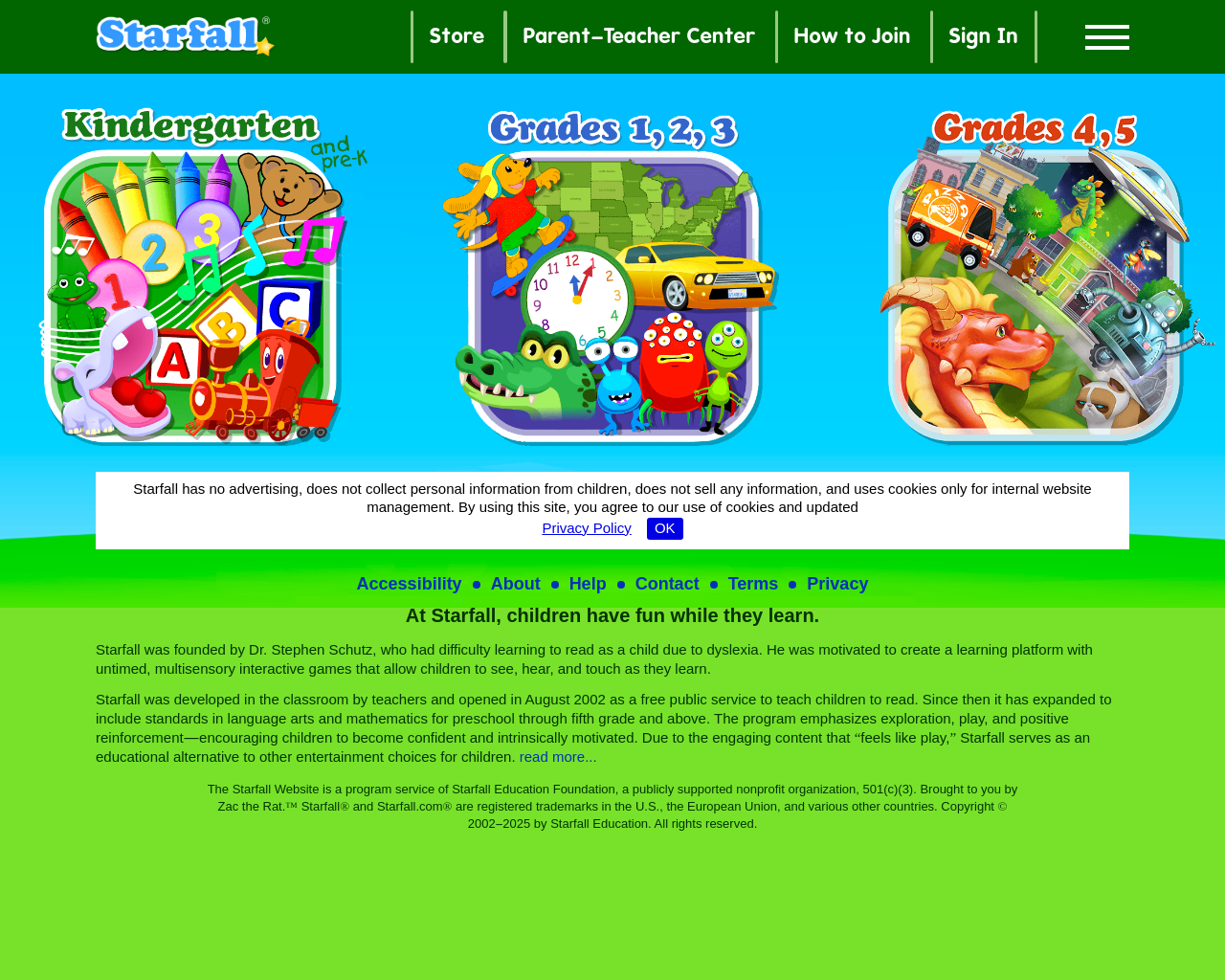 Starfall – P1, 2 & 3