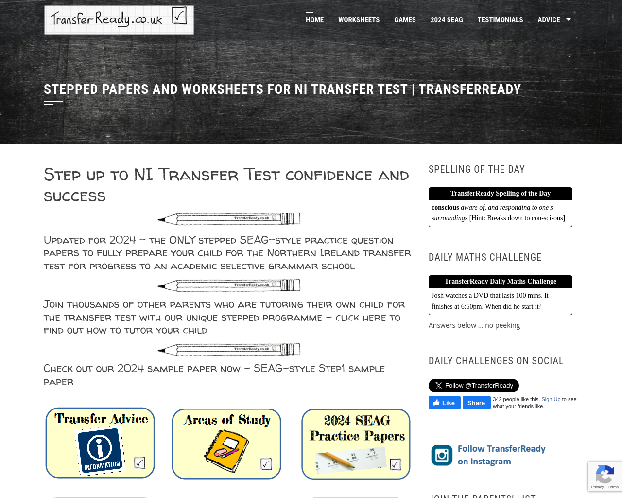 Transfer Practice (Transition Preparation)