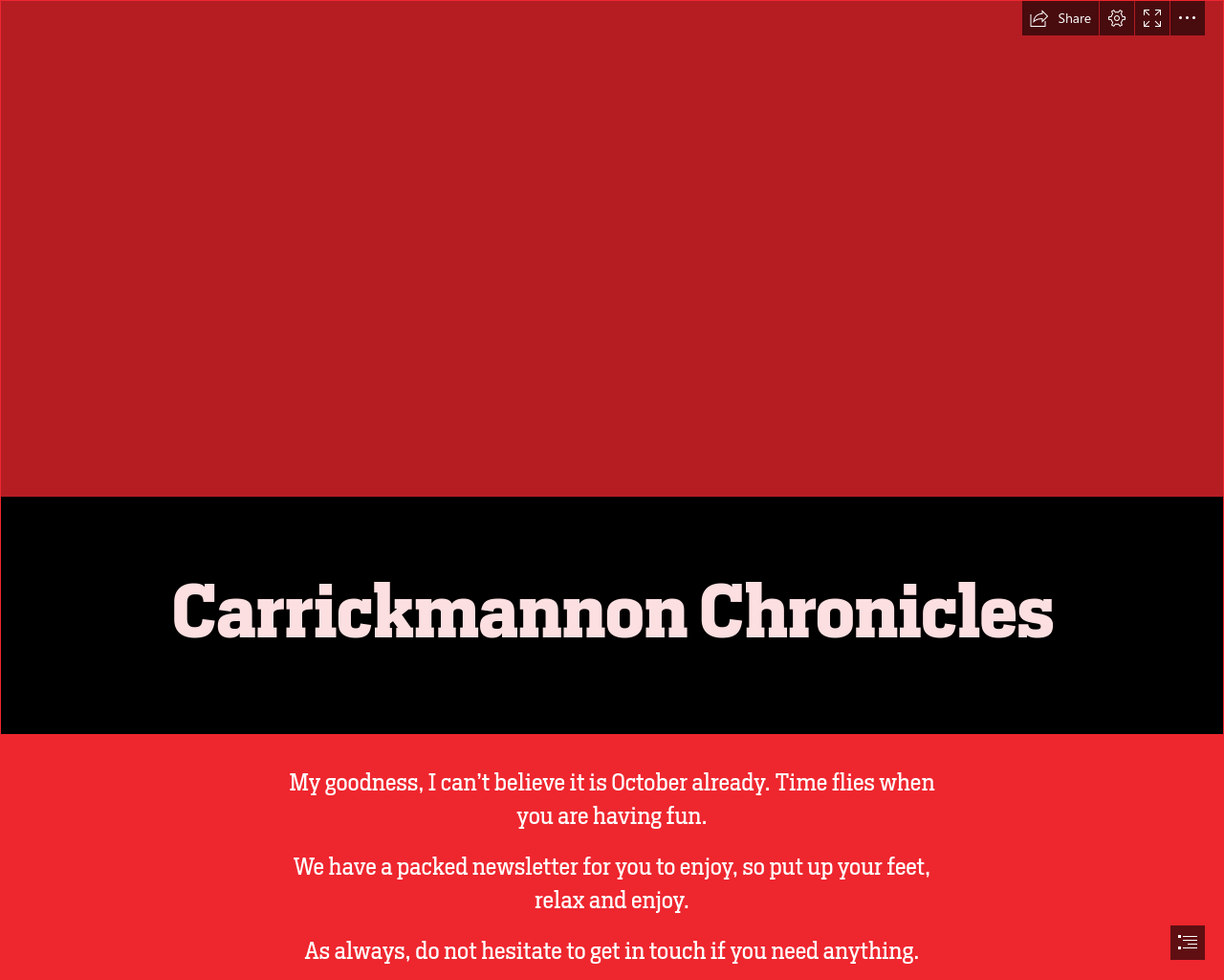 Carrickmannon Chronicles  6.10.23