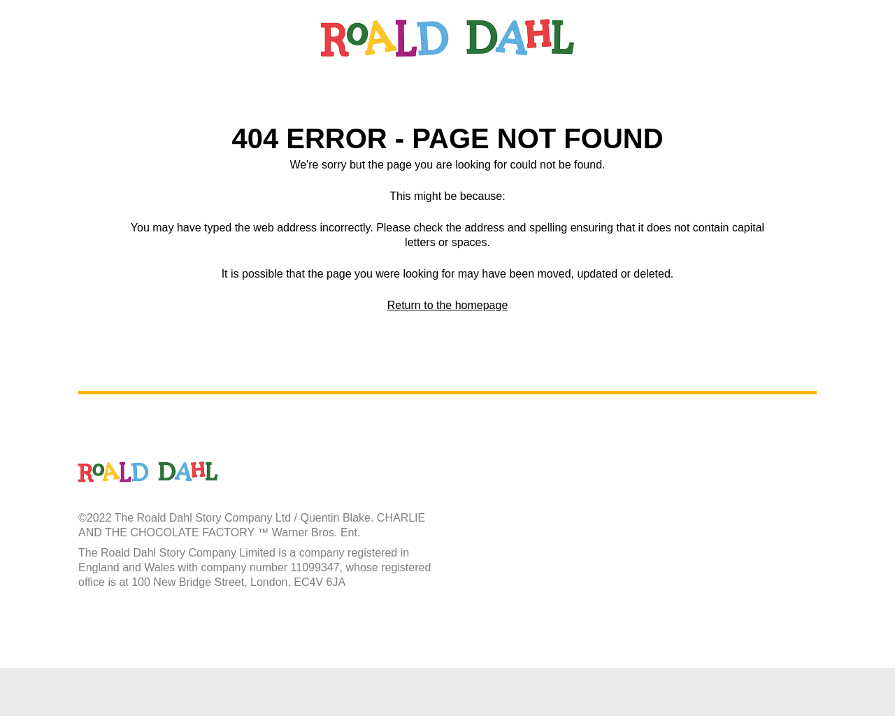 Roald Dahl Resource