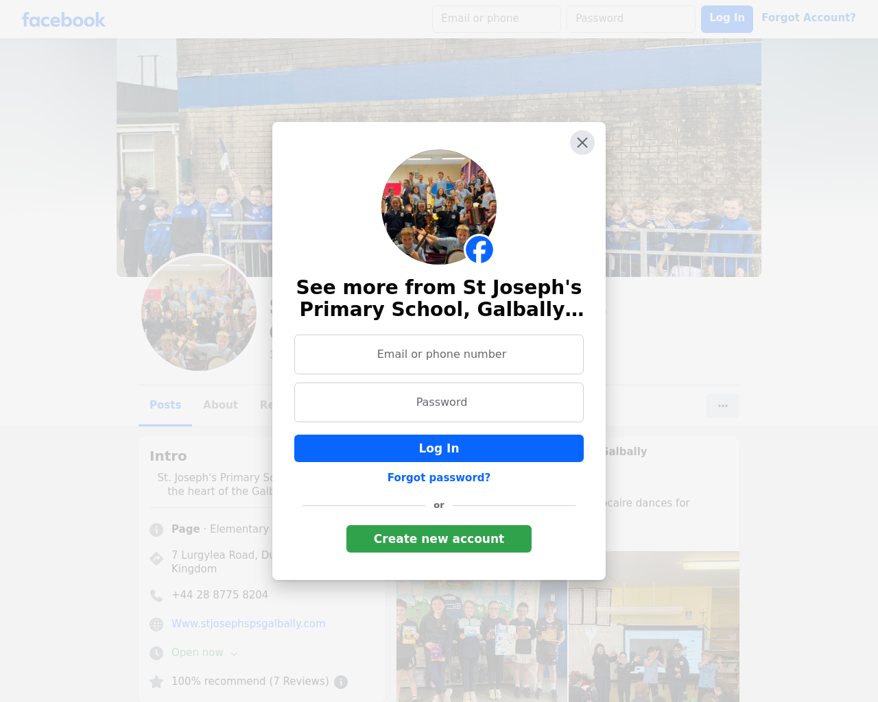 St Joseph's PS Galbally Facebook