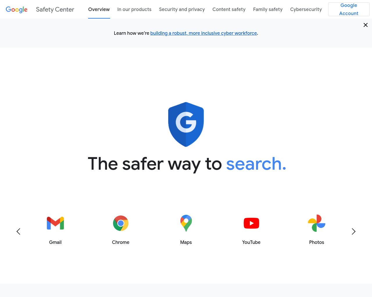Google Online Safety