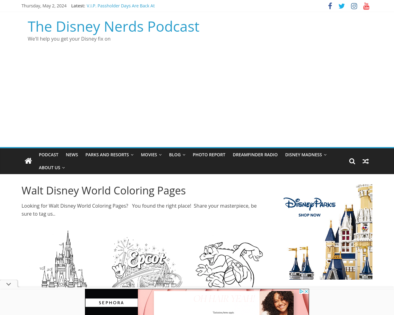 Disney Colouring pages 