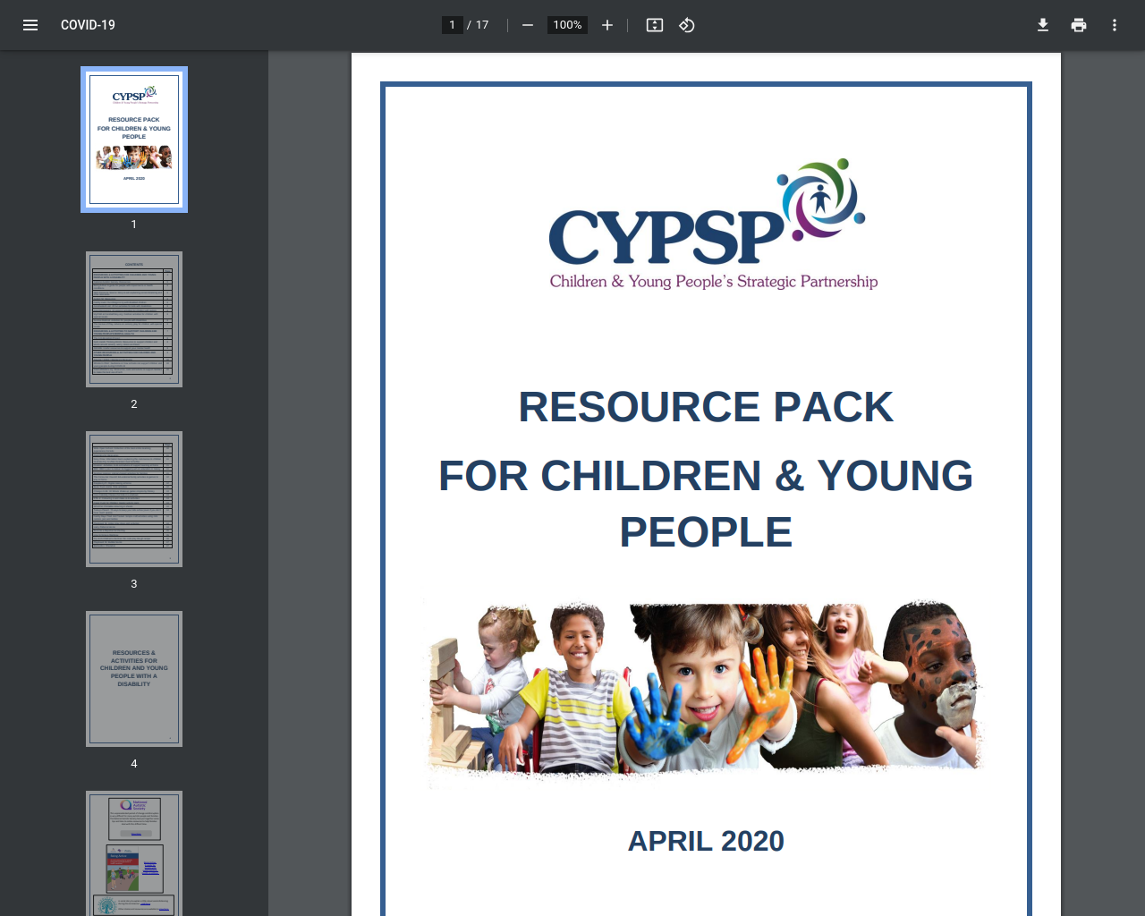 CYPSP Resource directory