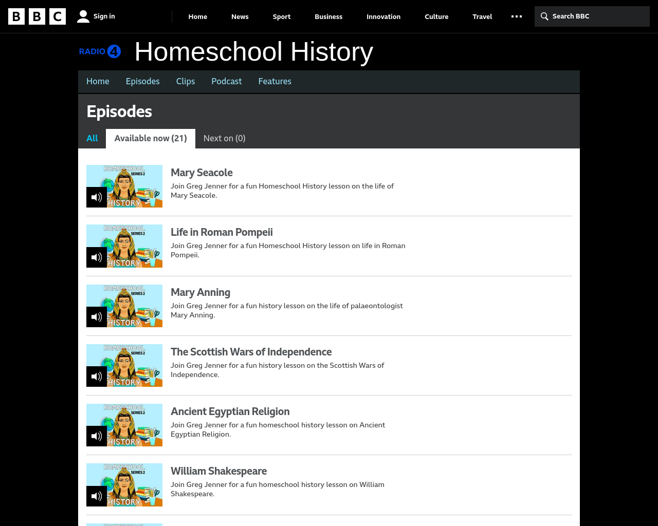Homeschool History 