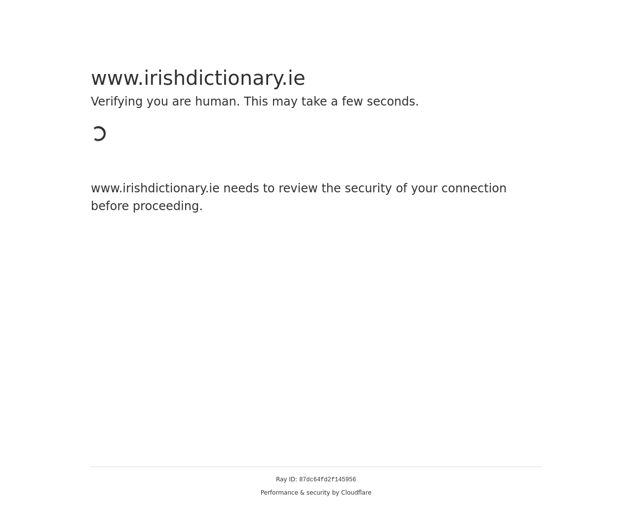 Gaeilge Dictionary Online