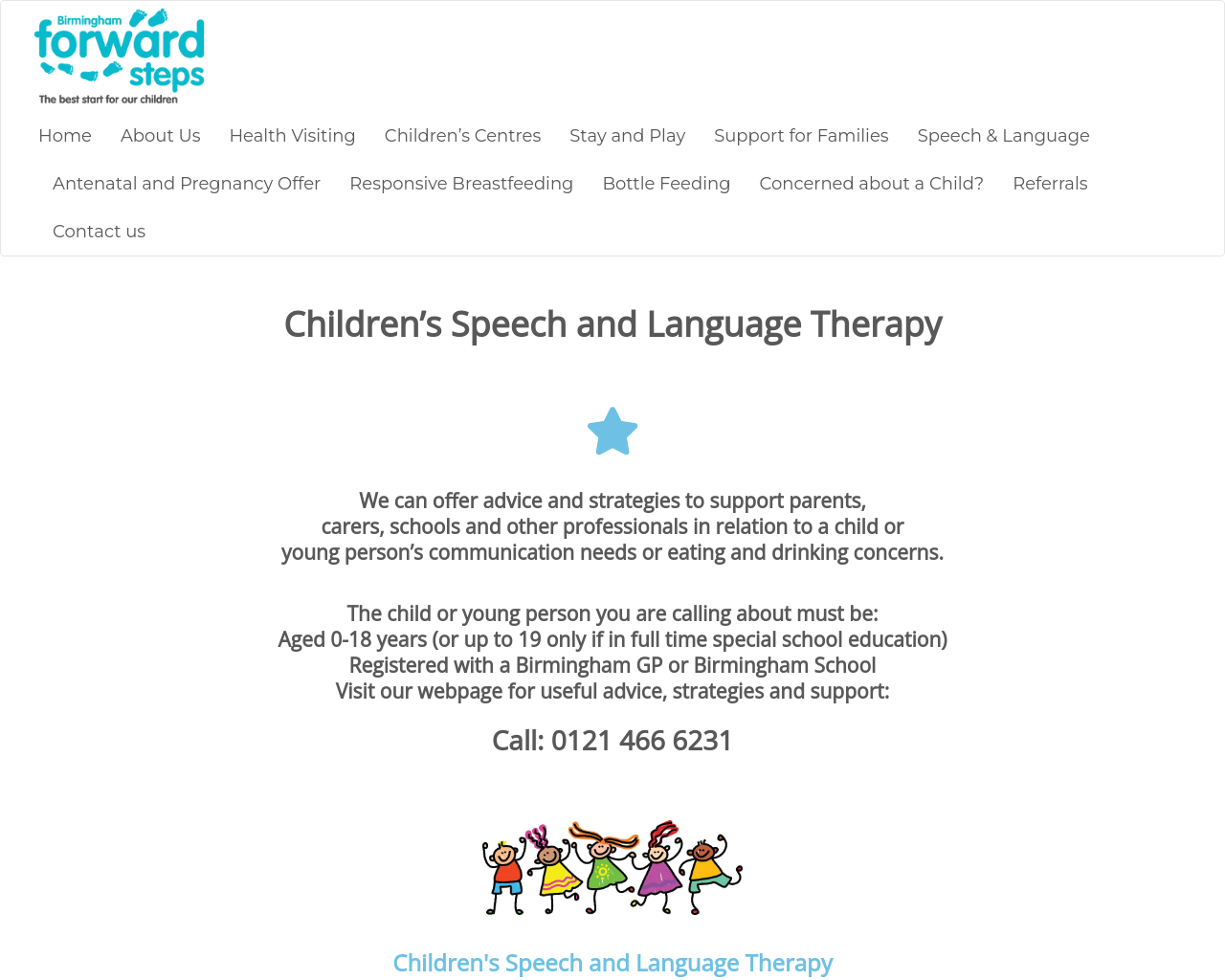 Children's Speech and Language Therapy