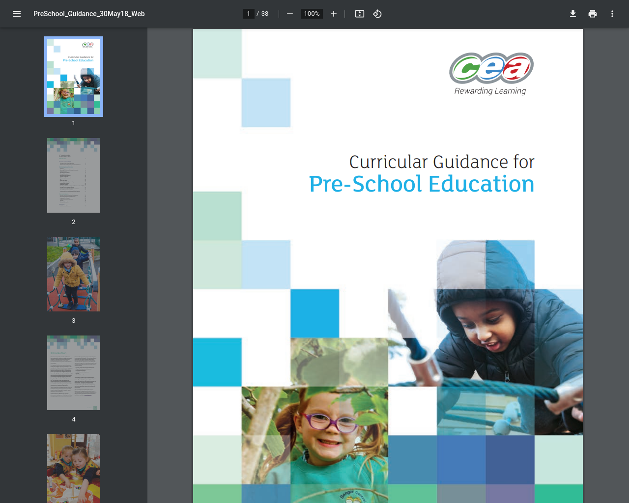 Curricular Guidance for Pre-School Education 2018