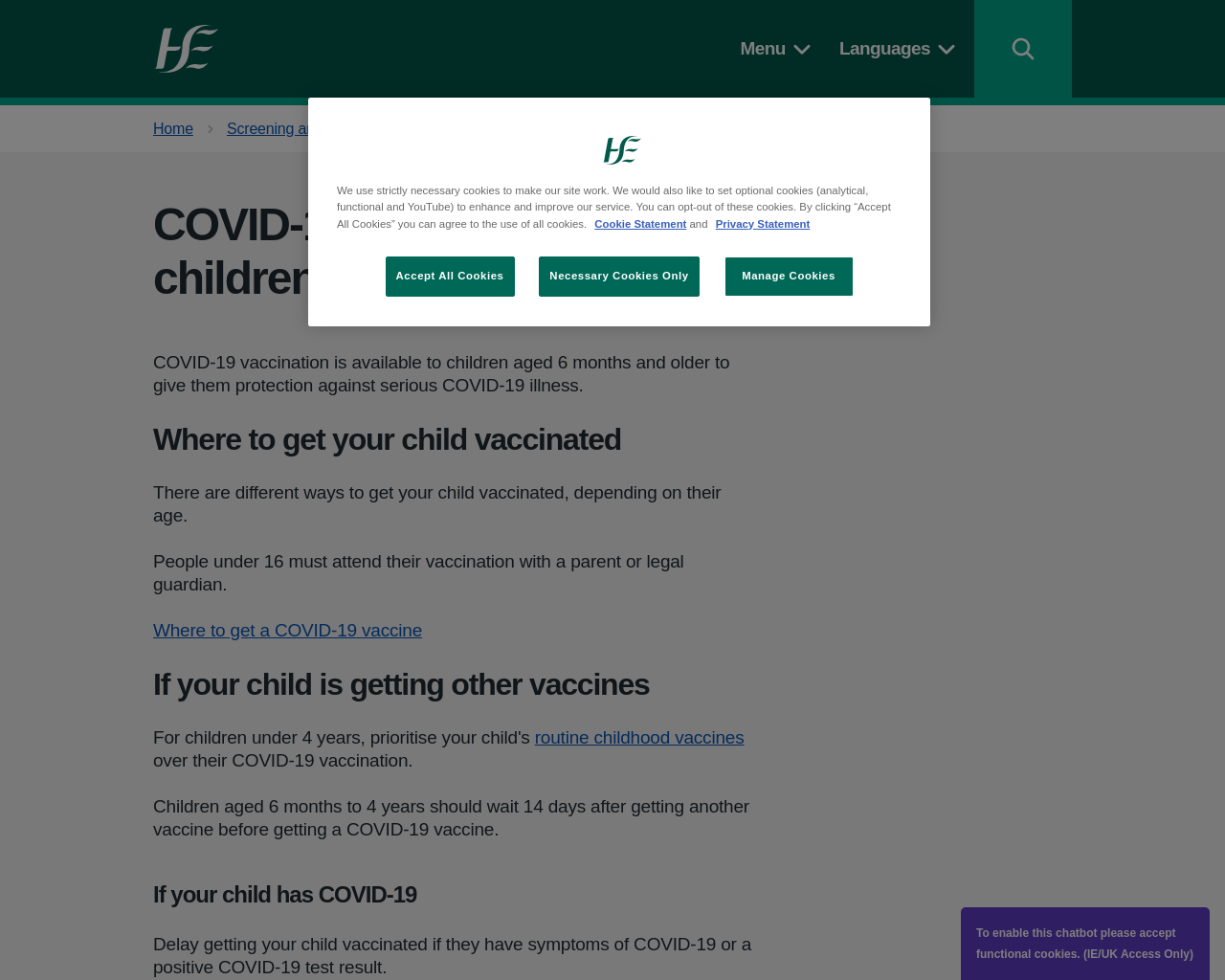 Covid Vaccine for Children