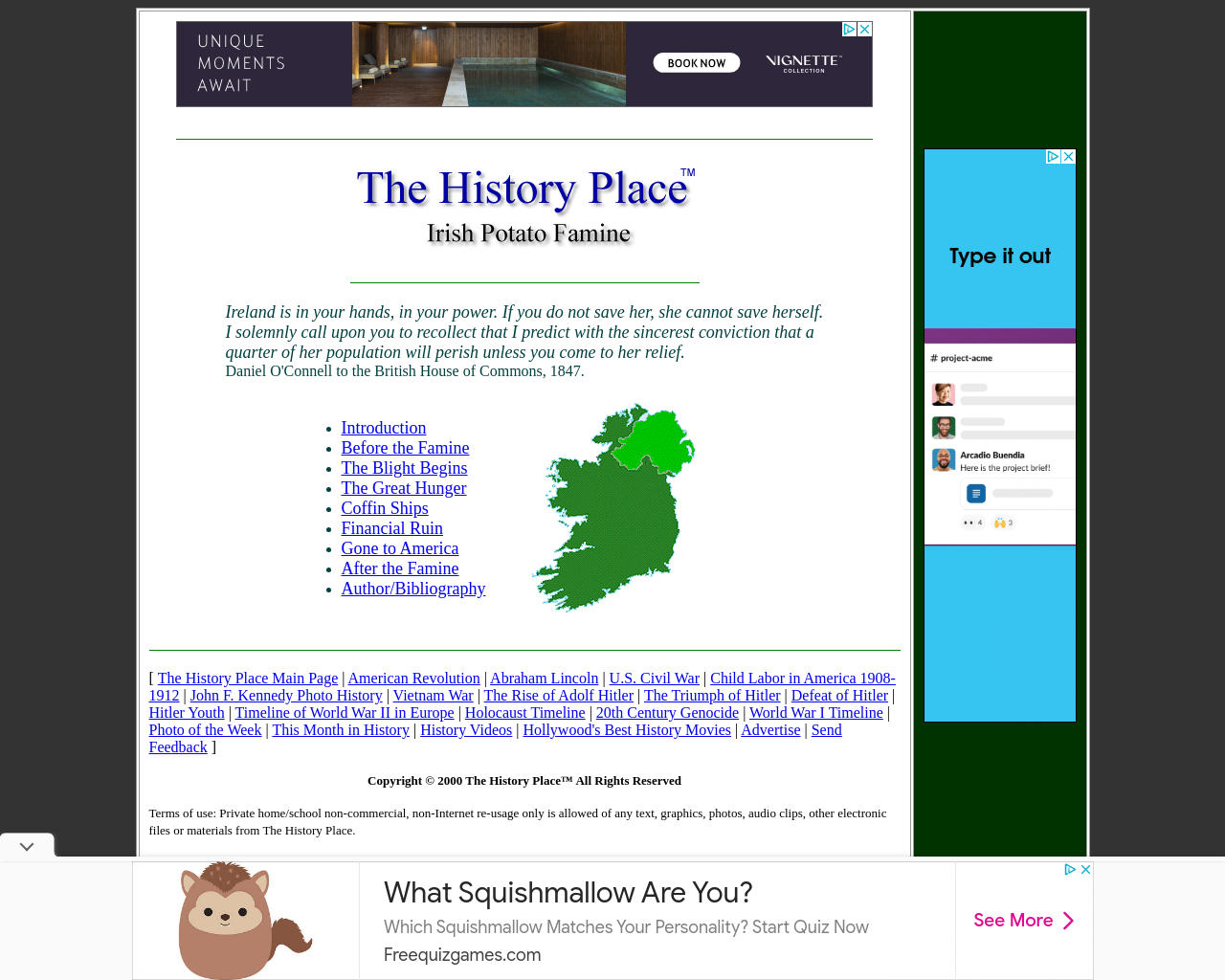 The Famine (historyplace.com)