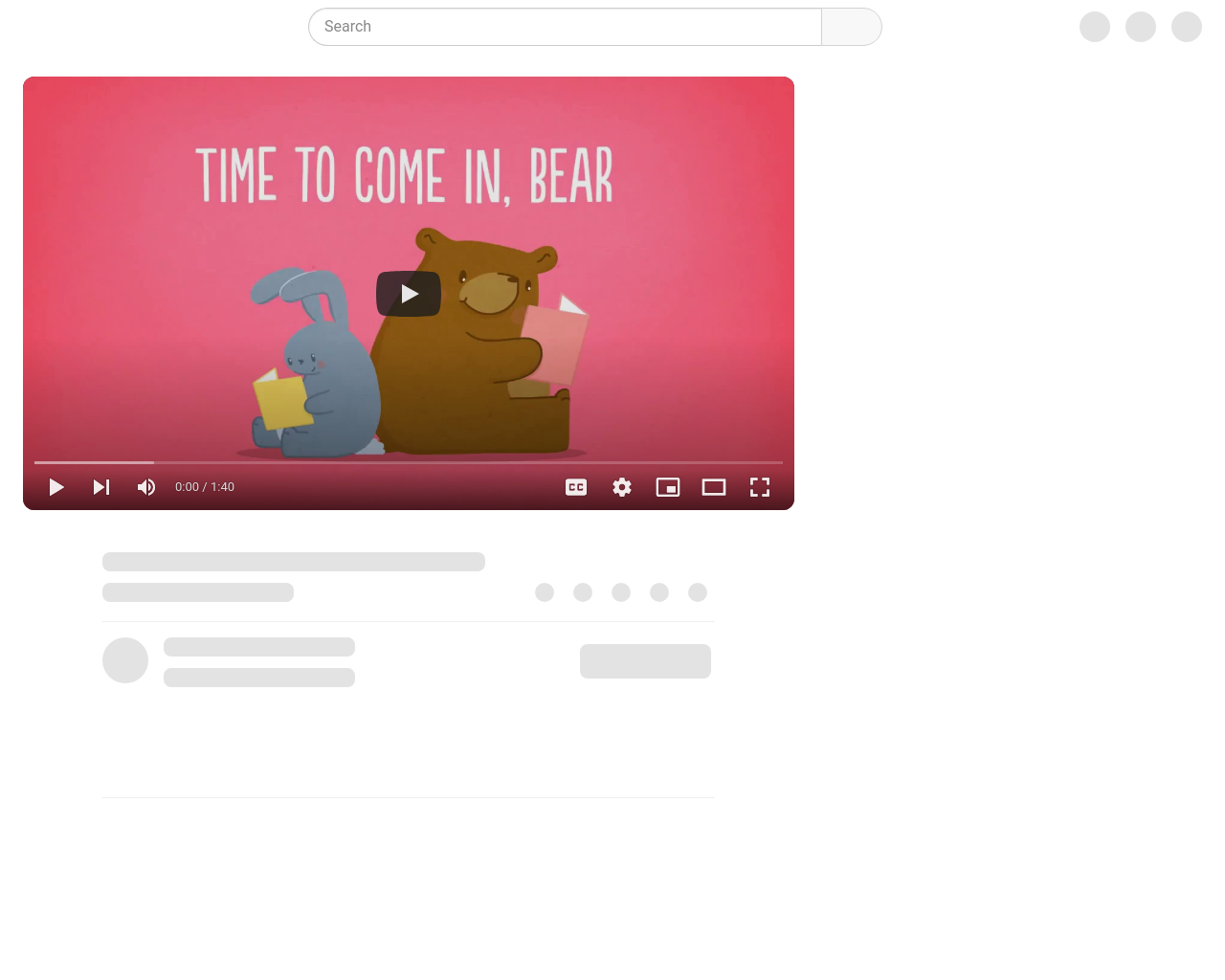 Time to Come In, Bear: A Children's Story about Social Distancing