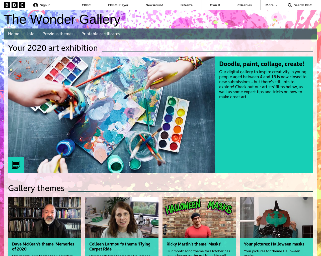 BBC Wonder Gallery Competition 