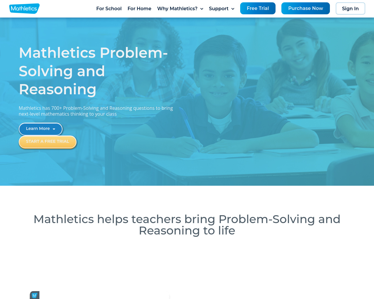 Mathletics Problem Solving and Reasoning