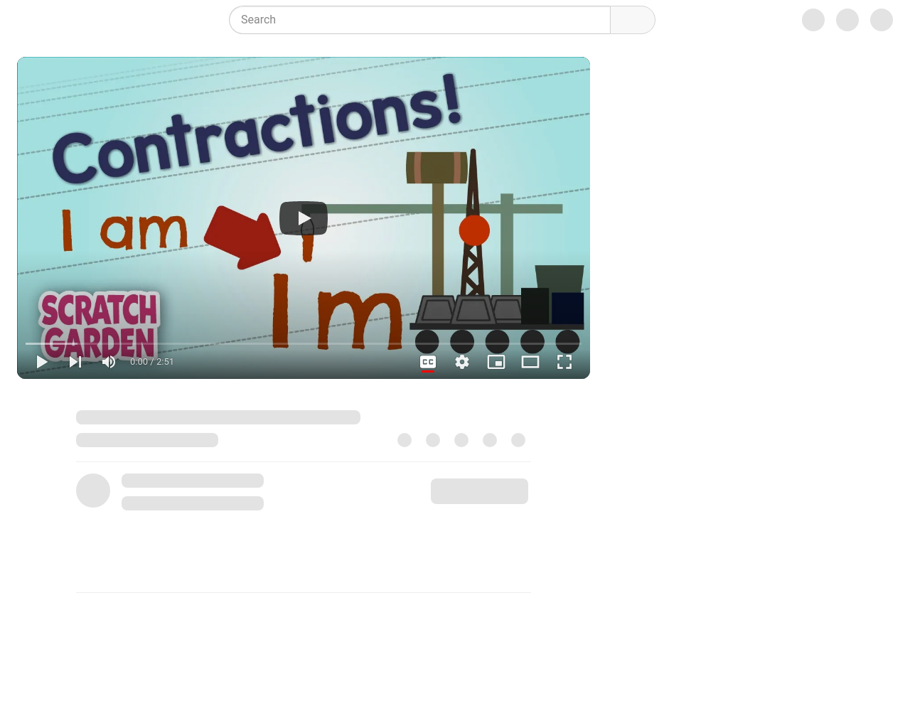 contraction video