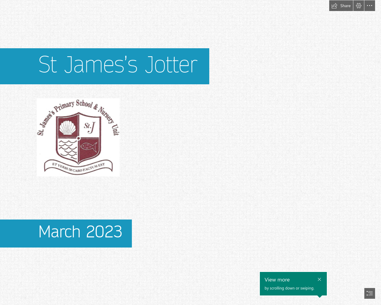 St James's Jotter March 2023