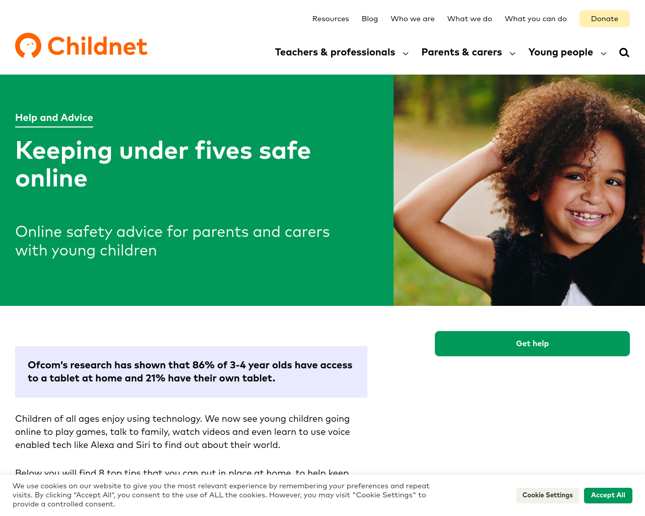 Child net - under 5s