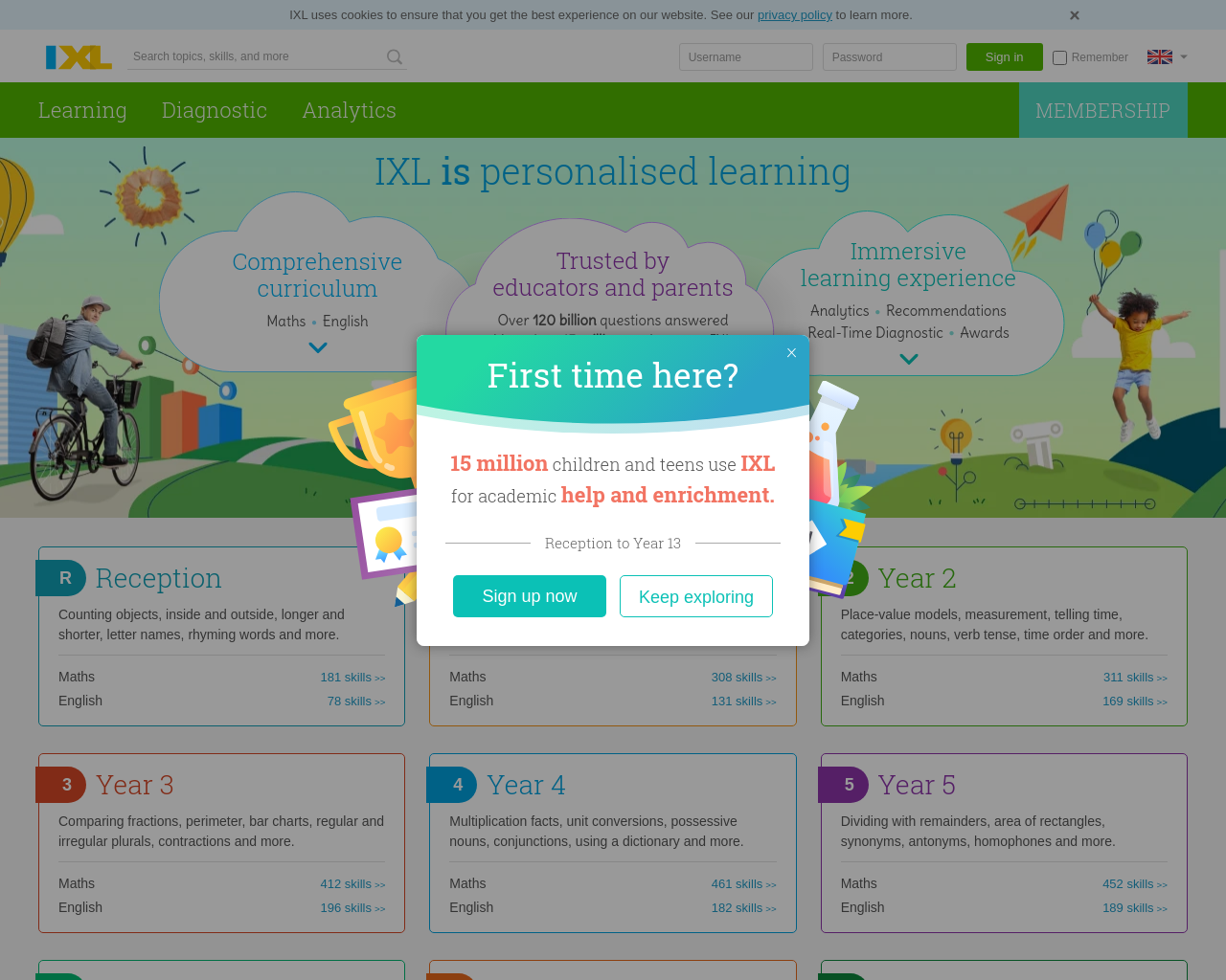 IXL Personalised Learning 