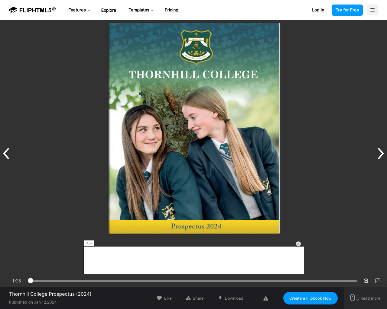 Thornhill College Prospectus 2024