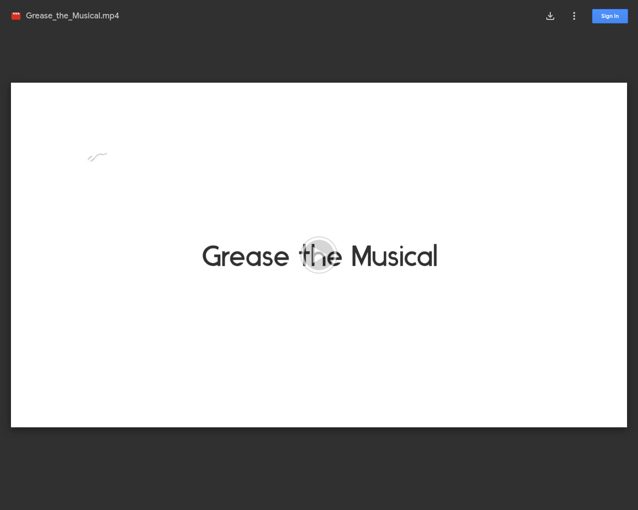 ‘Grease The Musical' by Grad Class 