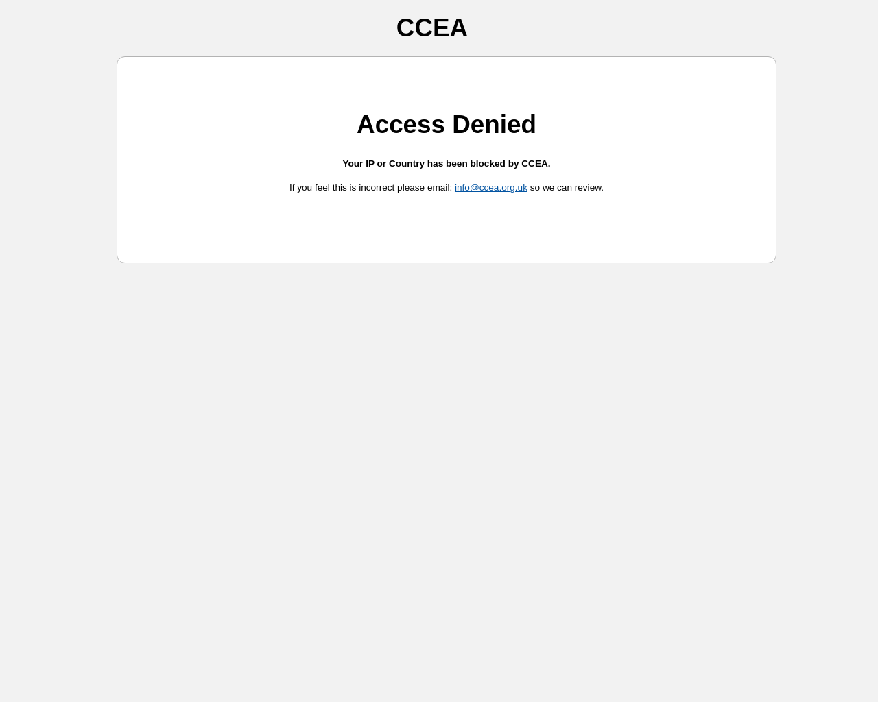 CCEA - information