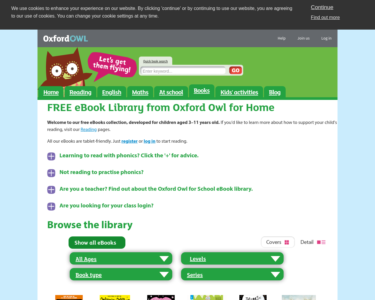 oxford owl ebook library